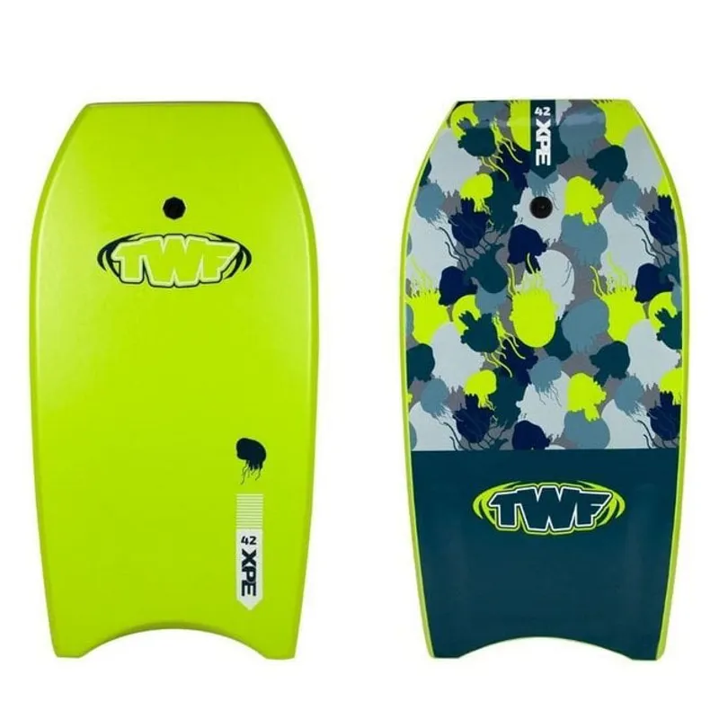 TWF XPE Pro Slickback Bodyboard with Leash 42inch Jellyfish
